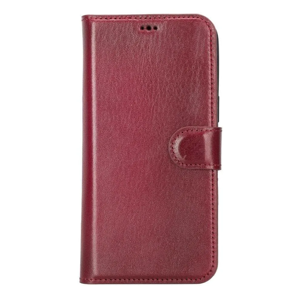 Carter iPhone 14 Pro Max Detachable Wallet Case, Vegetal Red