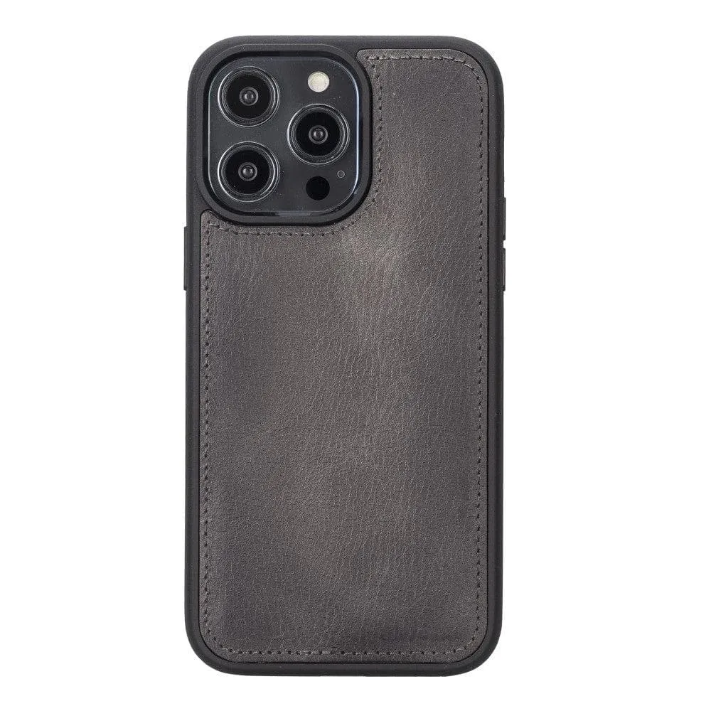 Carter iPhone 14 Pro Max Detachable Wallet Case, Vesselle Gray