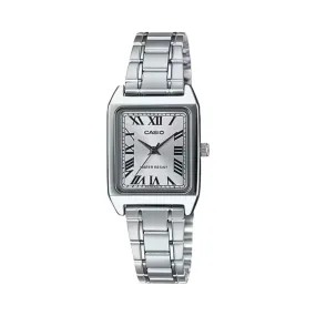 Casio LTPV007D-7B Silver Black White Face Analogue Band Watch