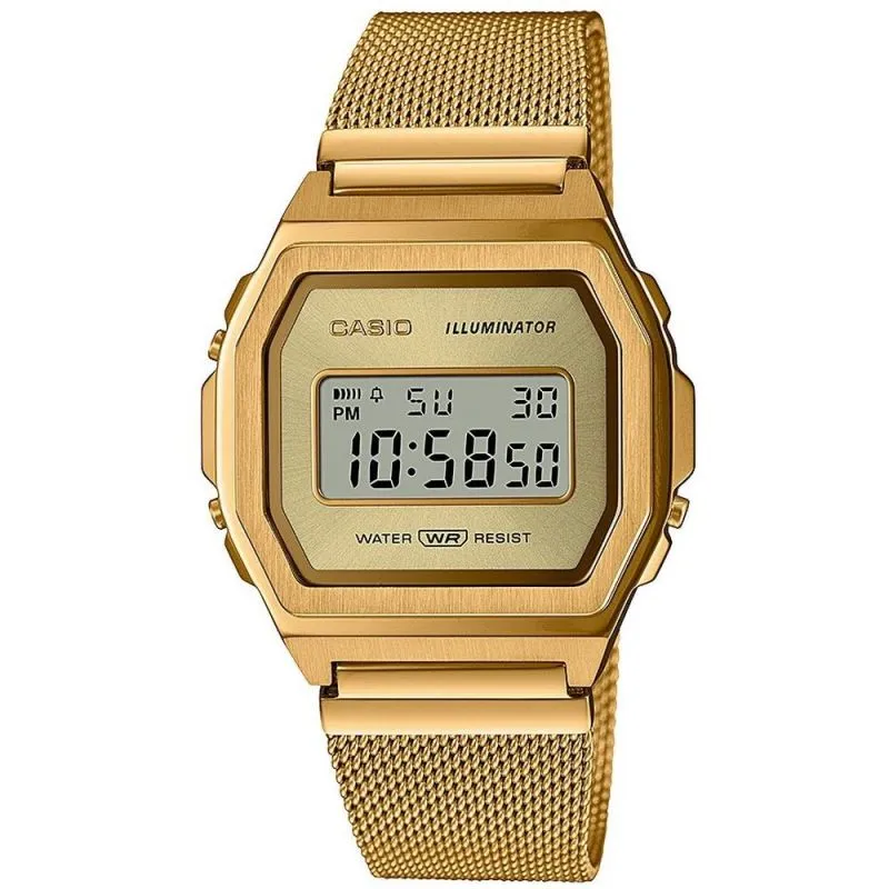 CASIO Vintage Golden Watch #A1000MG-9EF