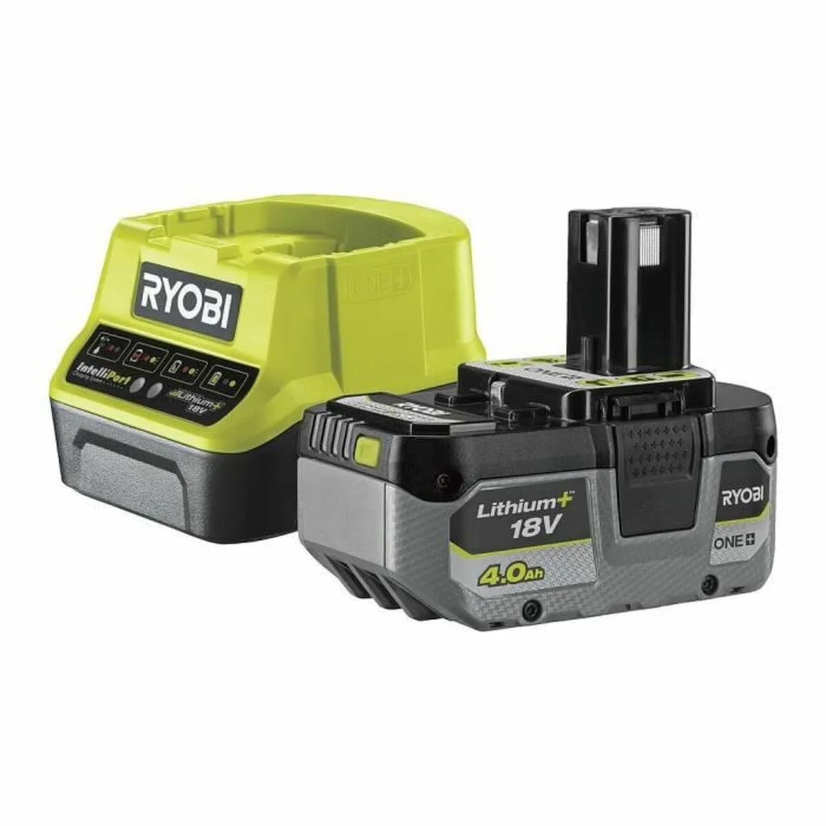 Charger and rechargeable battery set Ryobi 5133005091 4 Ah 18 V