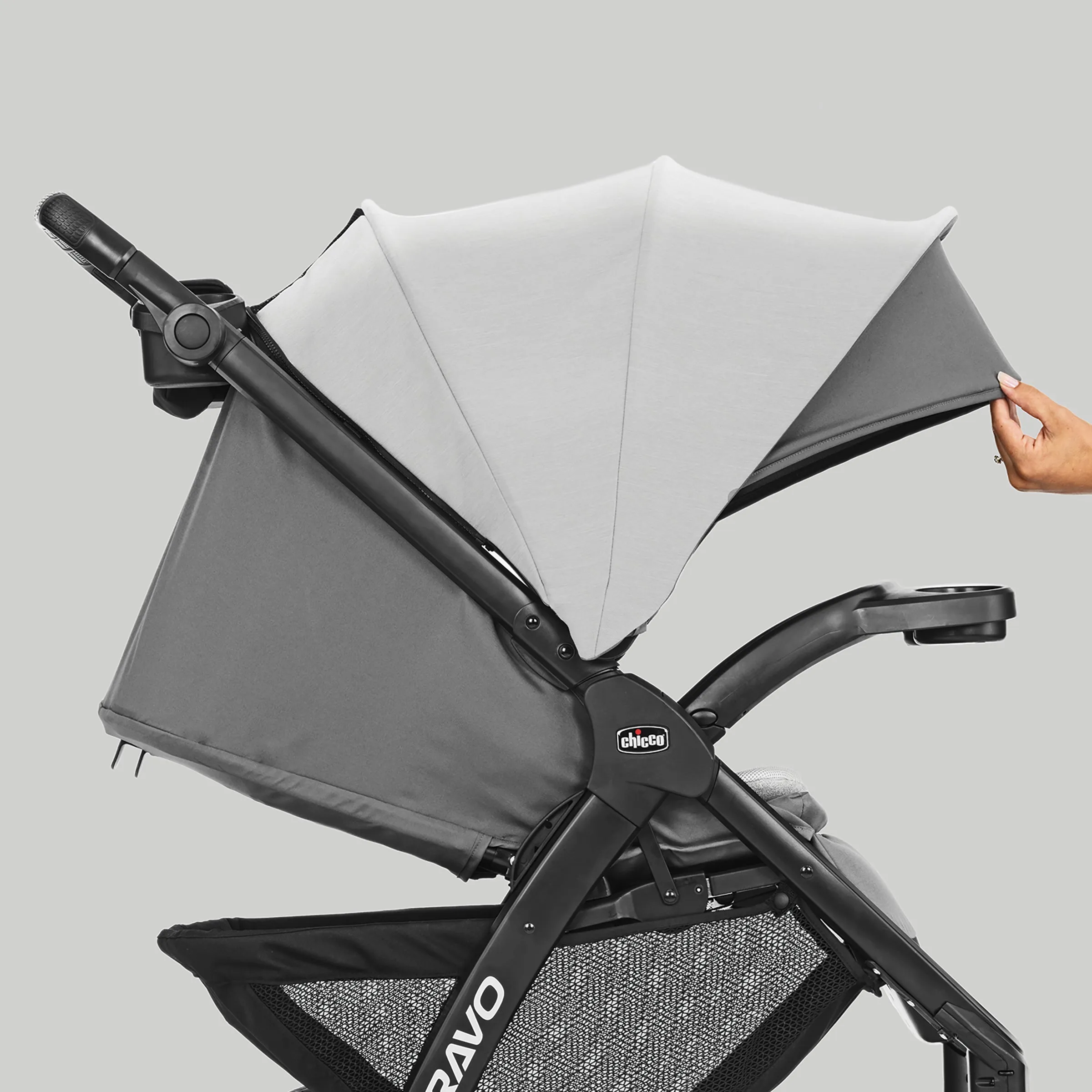 Chicco Bravo LE ClearTex Quick-Fold Stroller