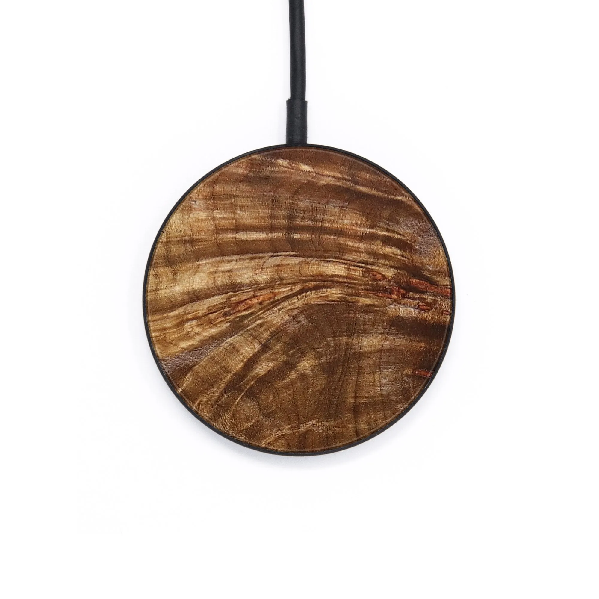 Circle Burl Wood Wireless Charger - Bruce (Wood Burl, 655362)