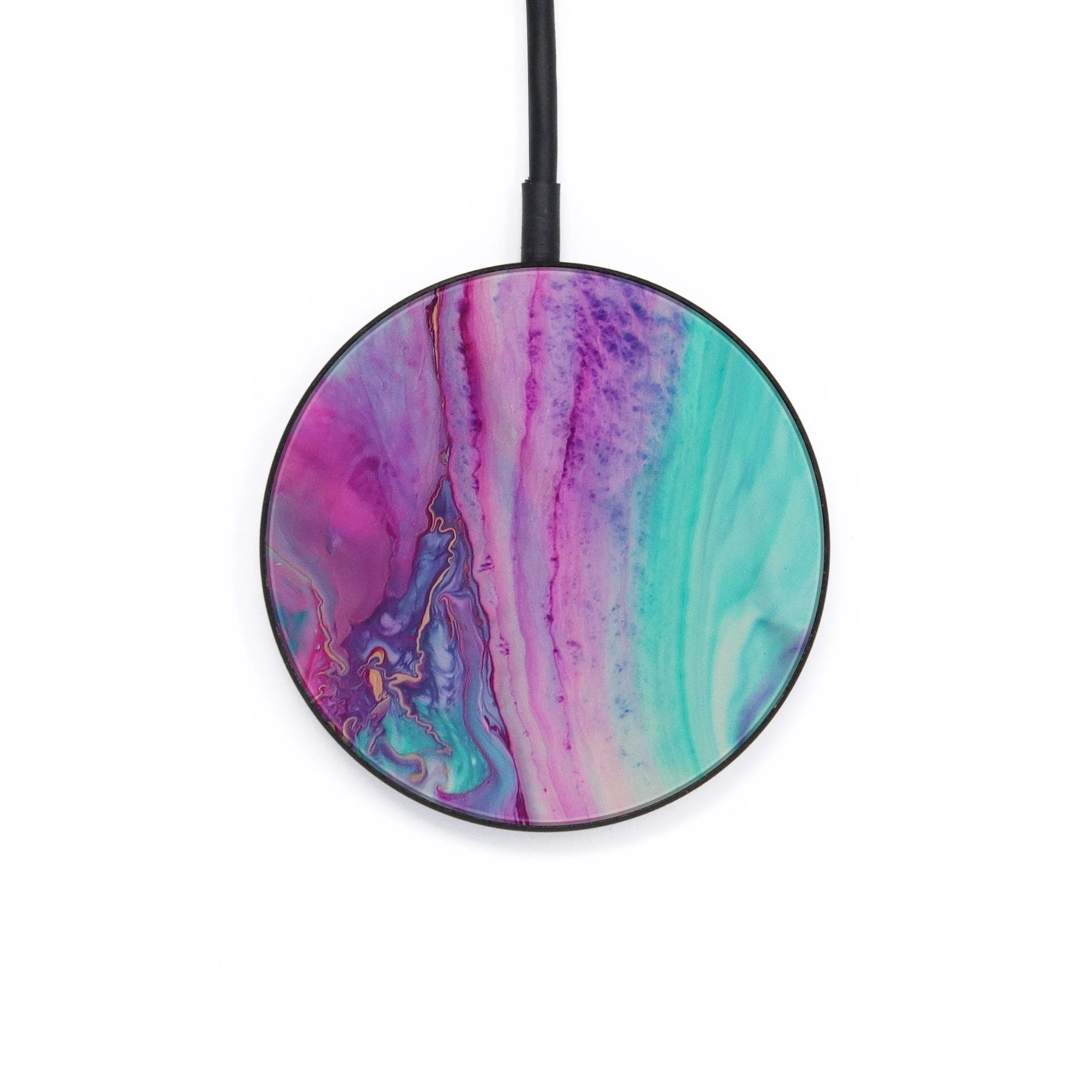 Circle ResinArt Wireless Charger - Marlon (Watercolor, 566771)