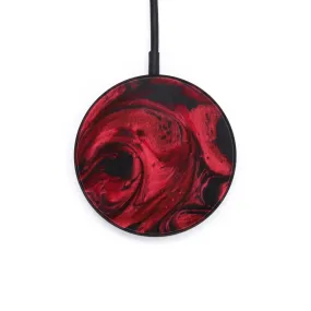 Circle ResinArt Wireless Charger - Sherryl (Dark Red, 611766)