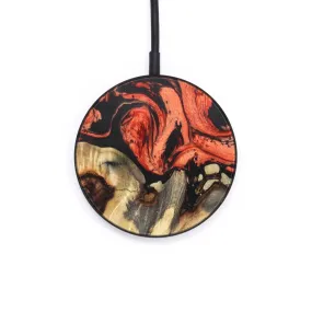 Circle Wood Resin Wireless Charger - Arleth (Lava, 627887)