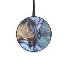 Circle Wood Resin Wireless Charger - Edmund (Blue, 684571)