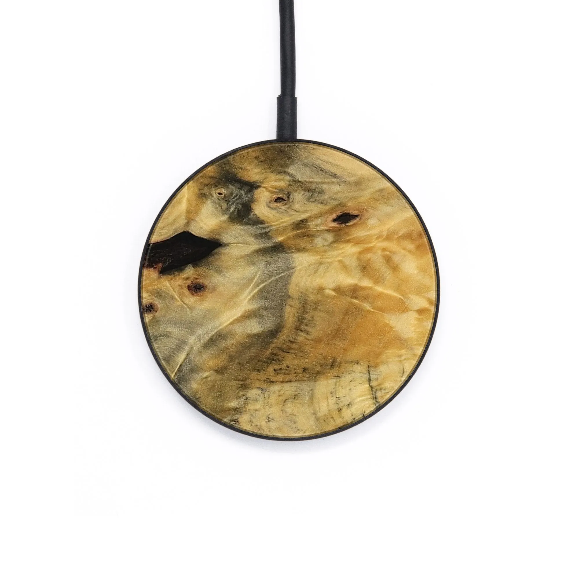 Circle Wood Wireless Charger - Ashanti (Wood Burl, 734399)