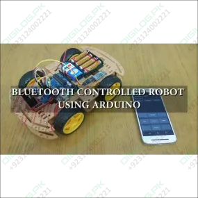 Components Of Making Bluetooth Controlled Robot Using Arduino Just component