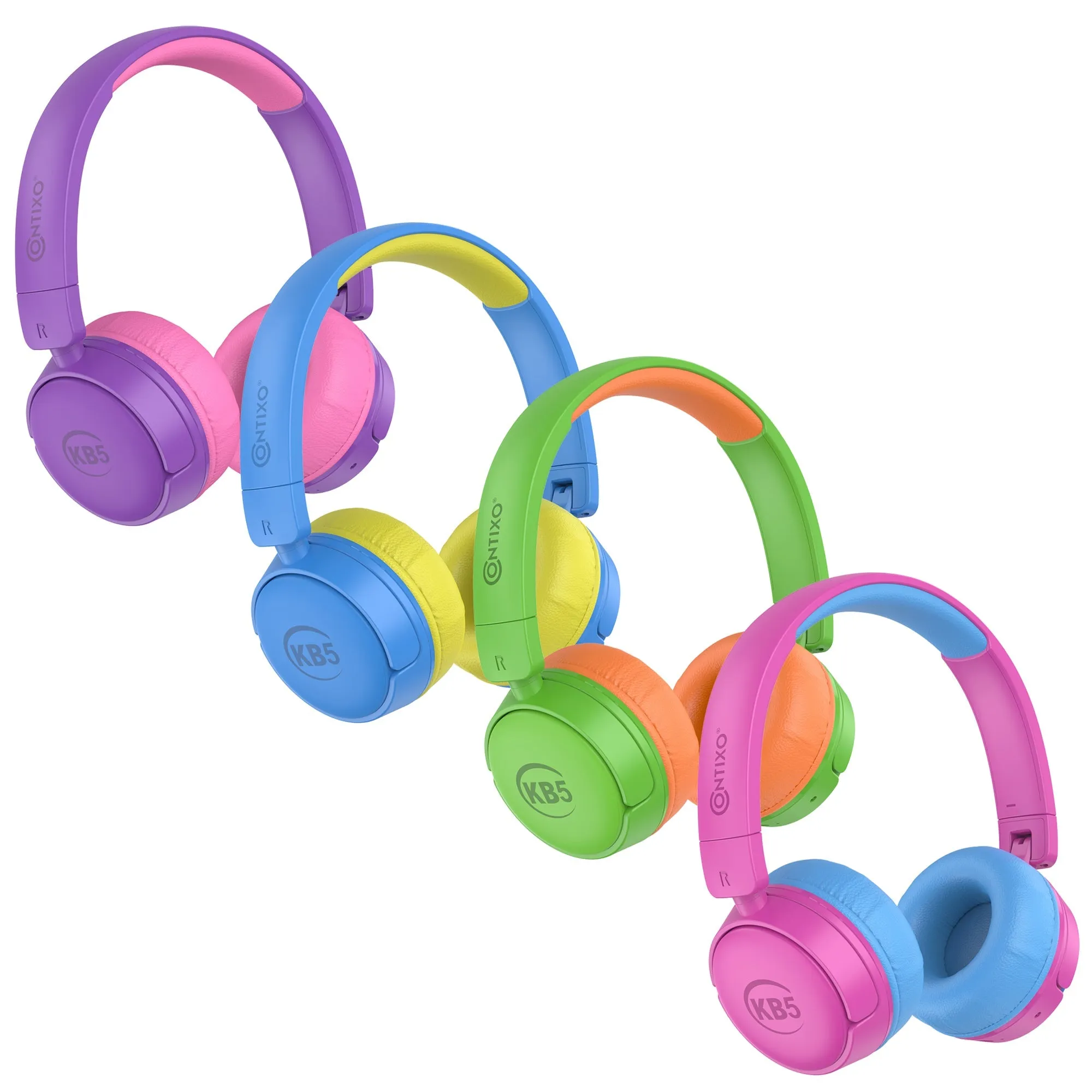 Contixo KB5 Kids Wireless Bluetooth Headphones by Contixo