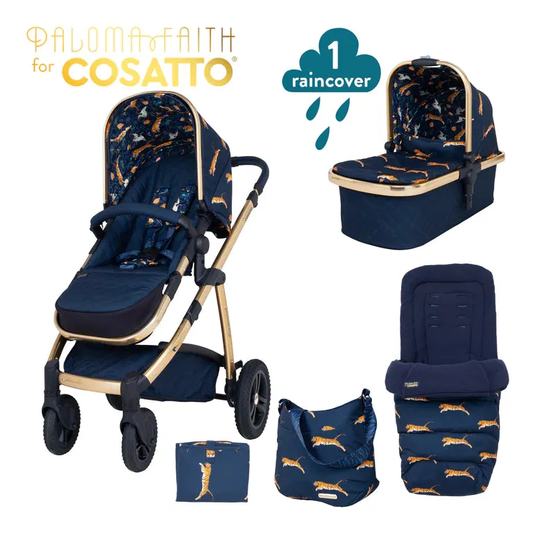 Cosatto Wow 2 Pram and Accessories Bundle Paloma On The Prowl