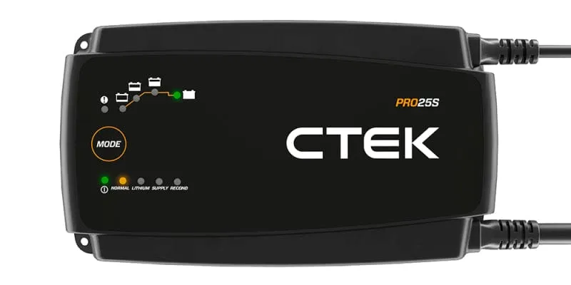 CTEK PRO25SE Battery Charger - 50-60 Hz - 12V - 19.6ft Extended Charging Cable