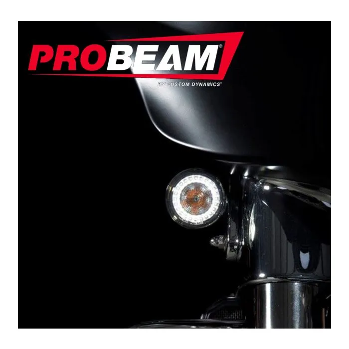 Custom Dynamics Probeam Amber / White Front 1157 LED Bullet Turn Signals