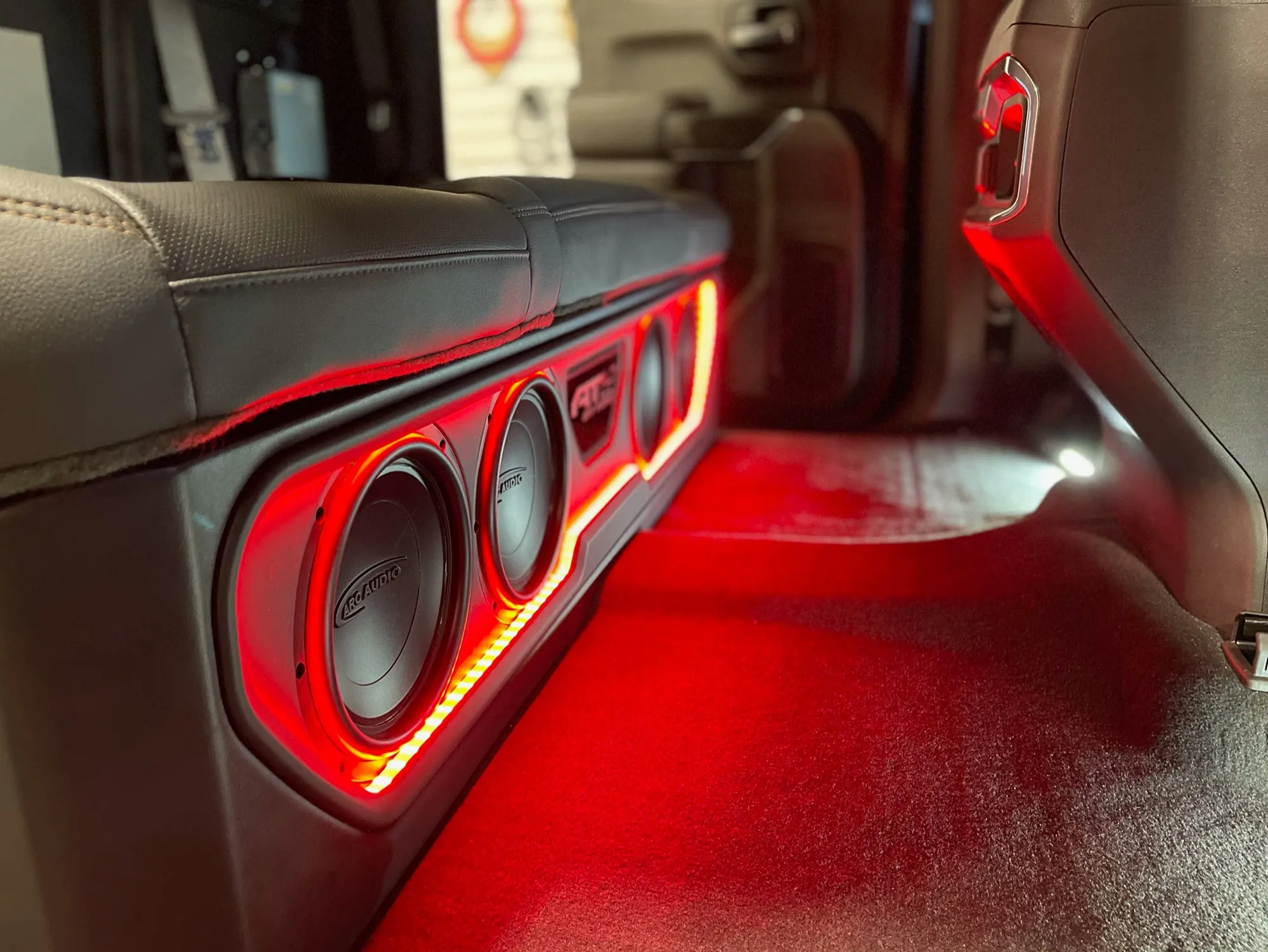 Custom Hand-Crafted Subwoofer Enclosure for the 2019-2025 GMC Sierra and 2019-2025 Chevy Silverado