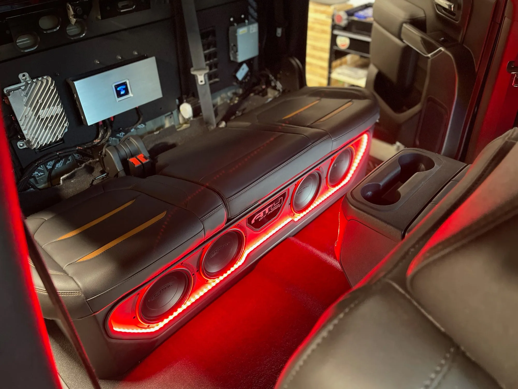 Custom Hand-Crafted Subwoofer Enclosure for the 2019-2025 GMC Sierra and 2019-2025 Chevy Silverado