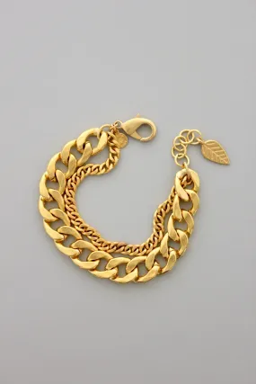 David Aubrey Jewelry - DORB26 Gold Chain Bracelet