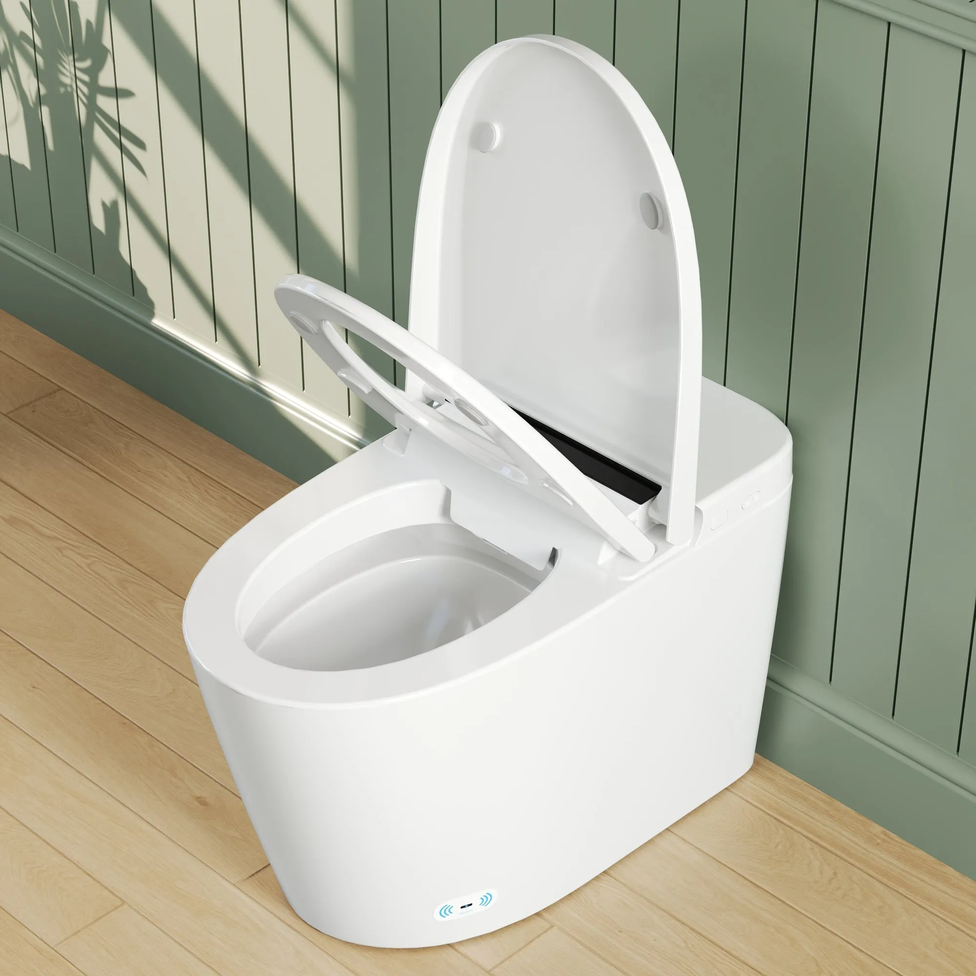 DeerValley DV-1S0159/0159-V1 Smart Bidet Toilet,Auto Flush, Heated Seat, Tankless One-Piece Bidet Toilets for Bathrooms