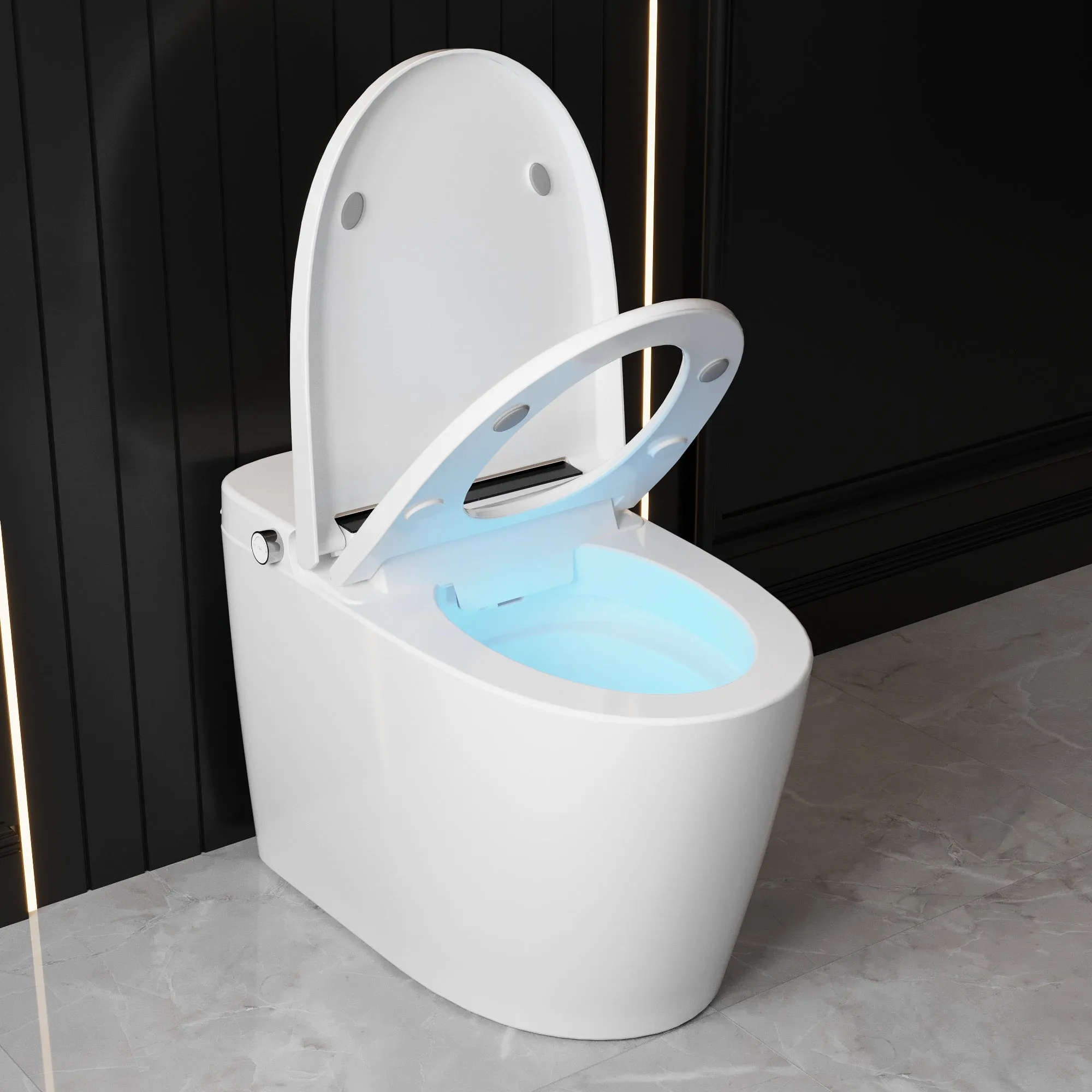 DeerValley DV-1S0159/0159-V1 Smart Bidet Toilet,Auto Flush, Heated Seat, Tankless One-Piece Bidet Toilets for Bathrooms