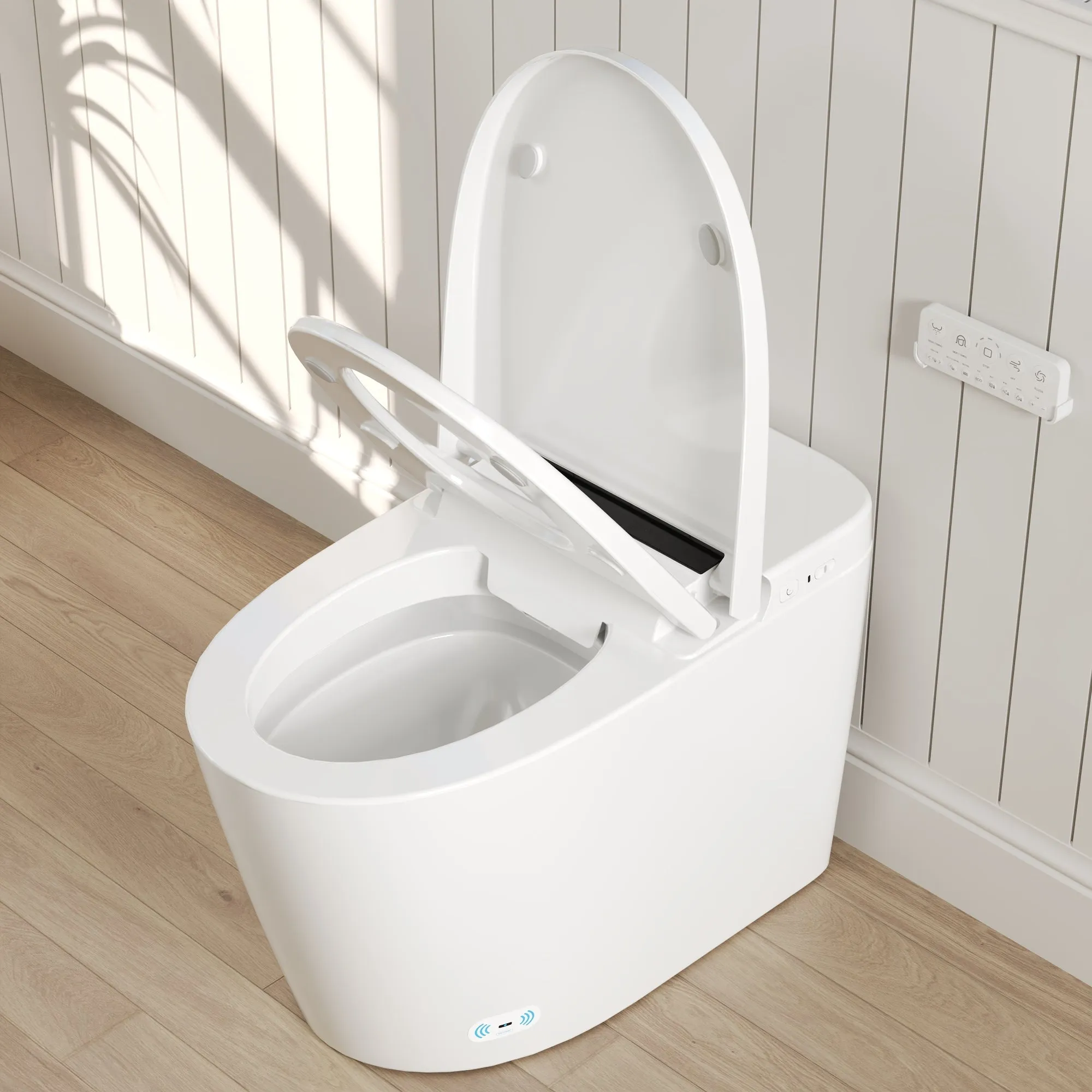 DeerValley DV-1S0159/0159-V1 Smart Bidet Toilet,Auto Flush, Heated Seat, Tankless One-Piece Bidet Toilets for Bathrooms