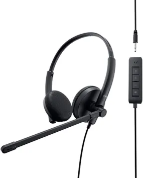 Dell WH1022 Stereo Headset - Black