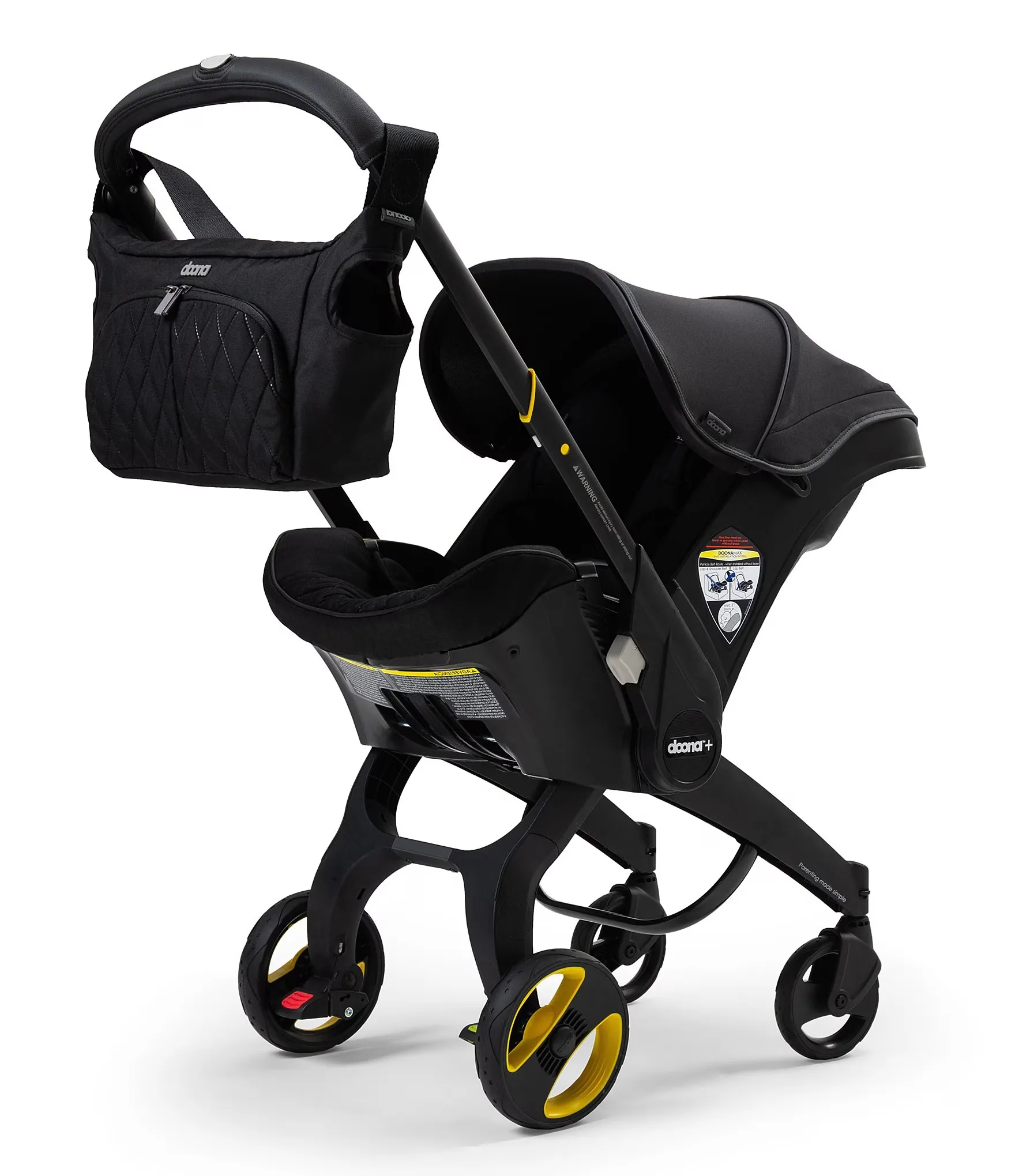 Doona   Infant Car Seat - Stroller | Midnight  Edition SHIPS AUGUST 9th