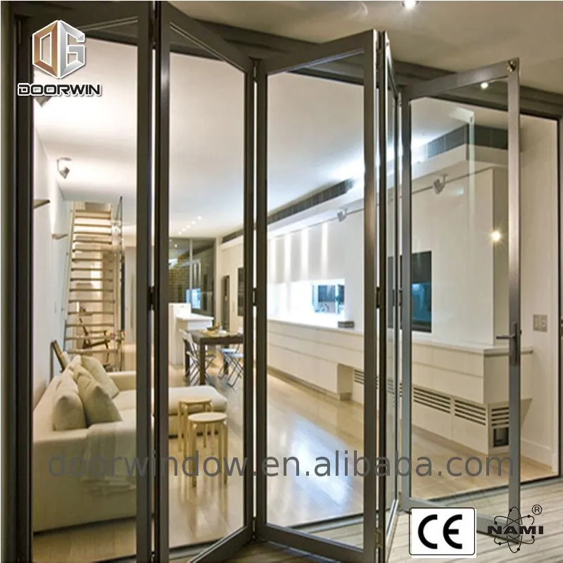 Doorwin 2021-Aluminum door parts and glass handles alloy louvre doors