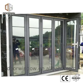 Doorwin 2021-Aluminum door parts and glass handles alloy louvre doors