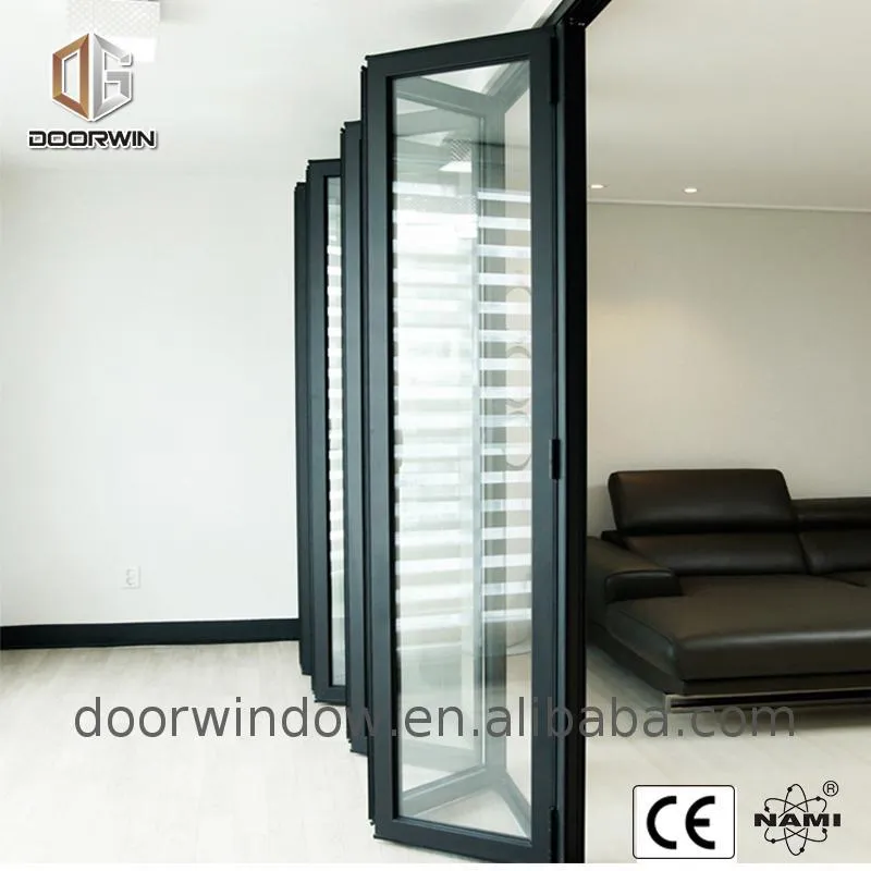 Doorwin 2021-Aluminum door parts and glass handles alloy louvre doors