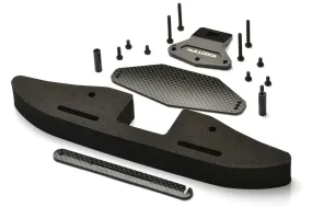 DR10 / DR10M FRONT BUMPER SET, ALLOY, CF AND FOAM WITH GNSS SLOT - ETK-2091