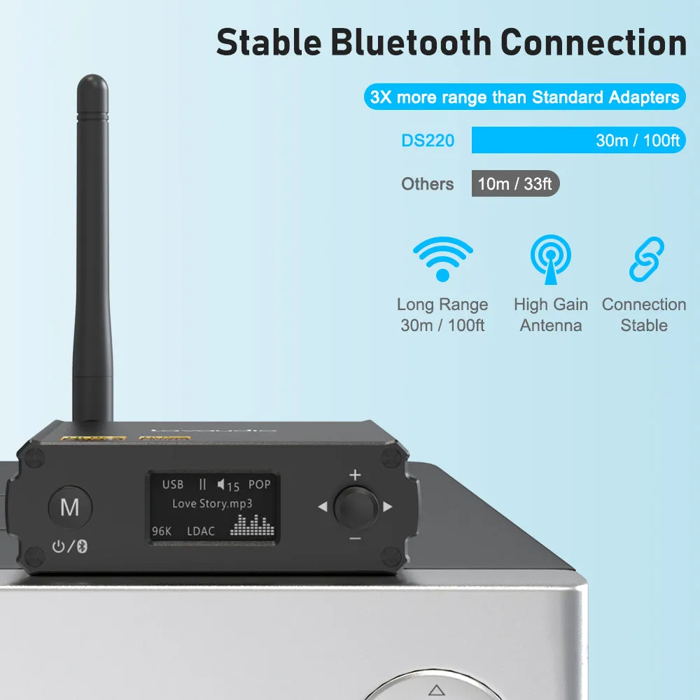 DS220 HiFi Bluetooth Receiver