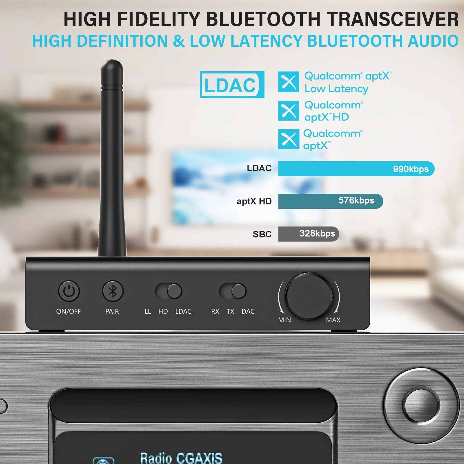 DS700 Bluetooth Audio Transmitter Receiver