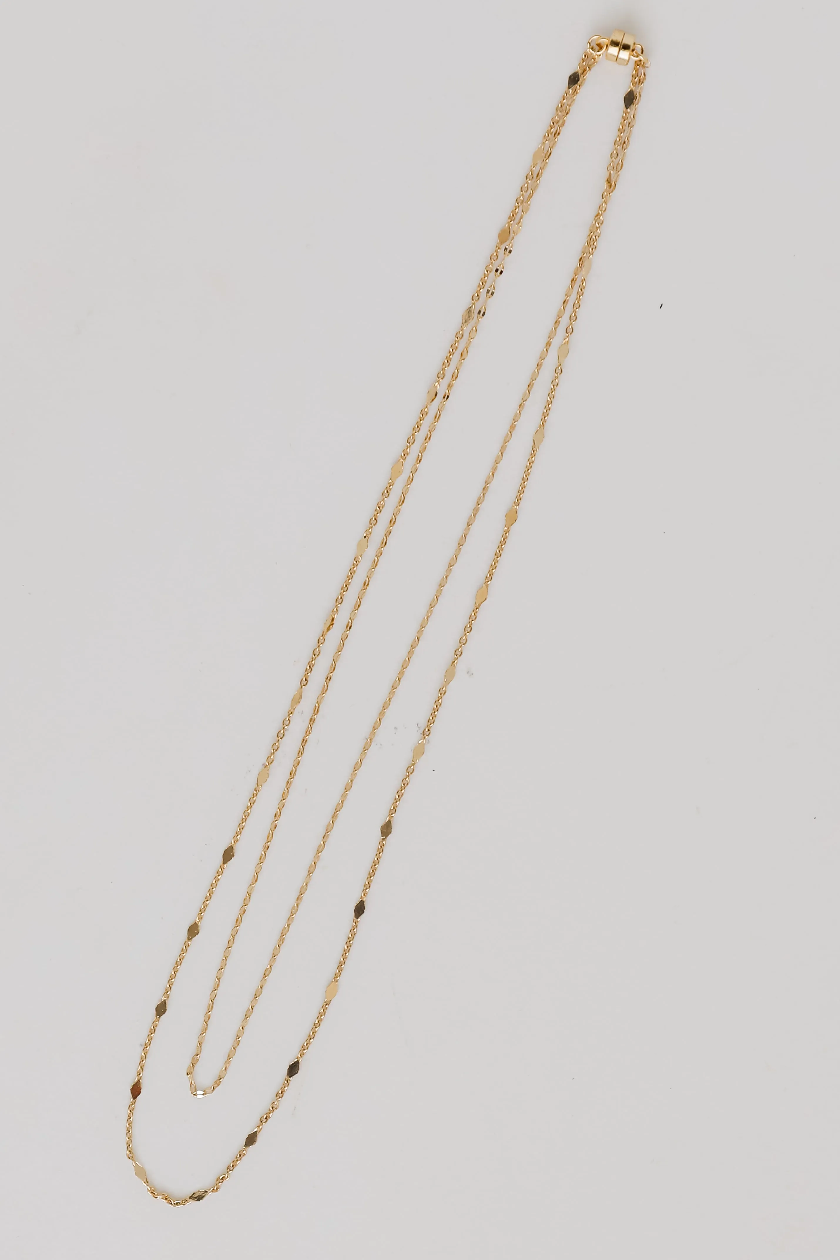 Eleanor Gold Layered Chain Necklace