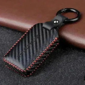 Elegant leather smart car keys chain