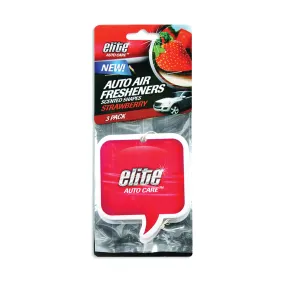 Elite Auto Care 8920 Auto Air Freshener, Strawberry