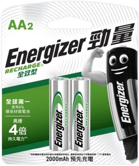 Energizer Recharge 2000Mah   Aa - 2 Pack (Moq6) E300525301