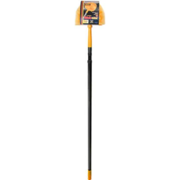 Ettore 31028 Professional Cobweb Duster with 118" Steel Extension Handle