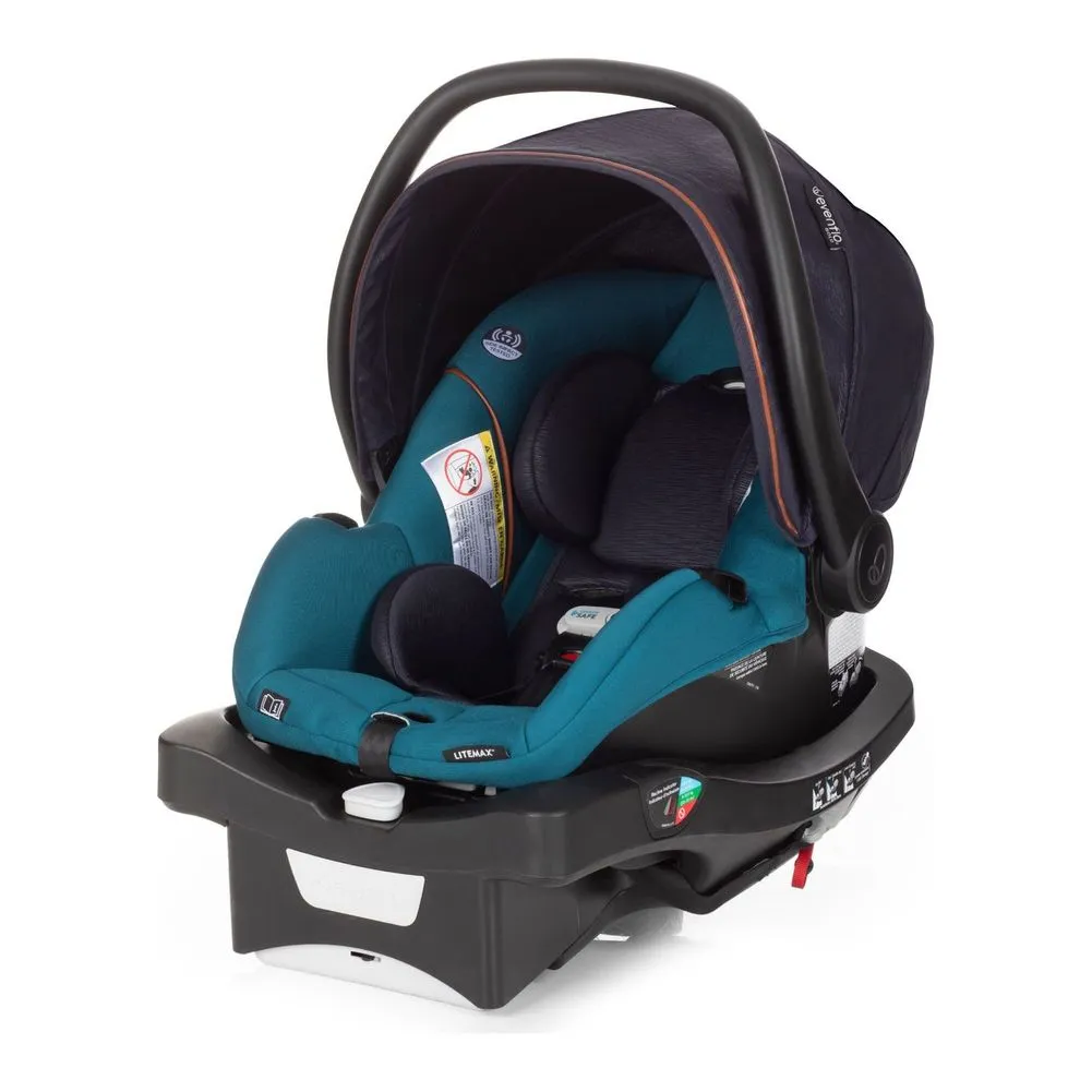 Evenflo Verge3 Smart Travel System with LiteMax SensorSafe Infant Car Seat - Sapphire Blue