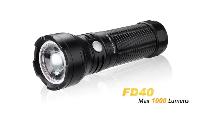 Fenix FD40 1x 18650 / 1x 26650 1000 Lumens CREE XP-L HI LED Flashlight