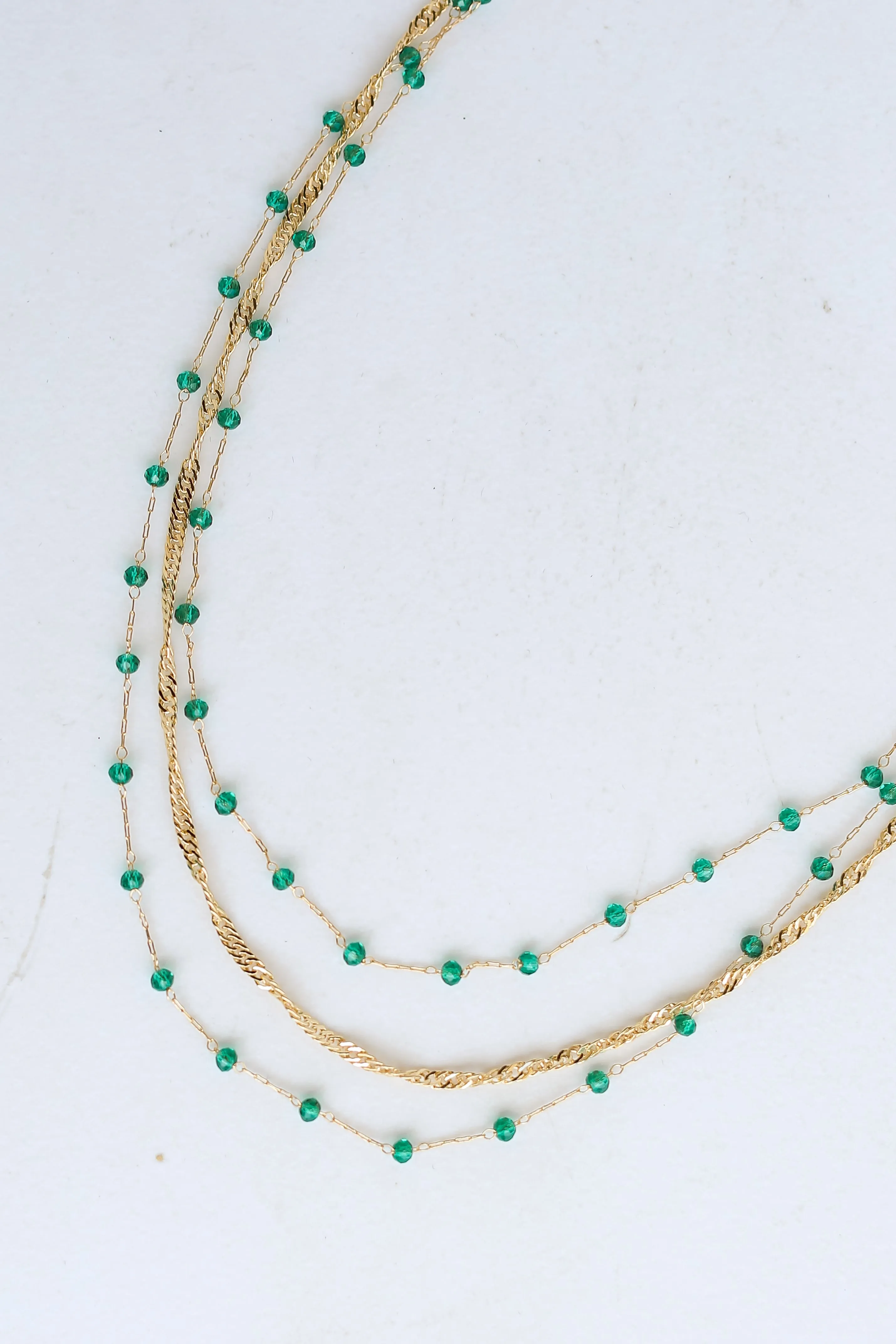 FINAL SALE - McKenna Beaded Layered Necklace