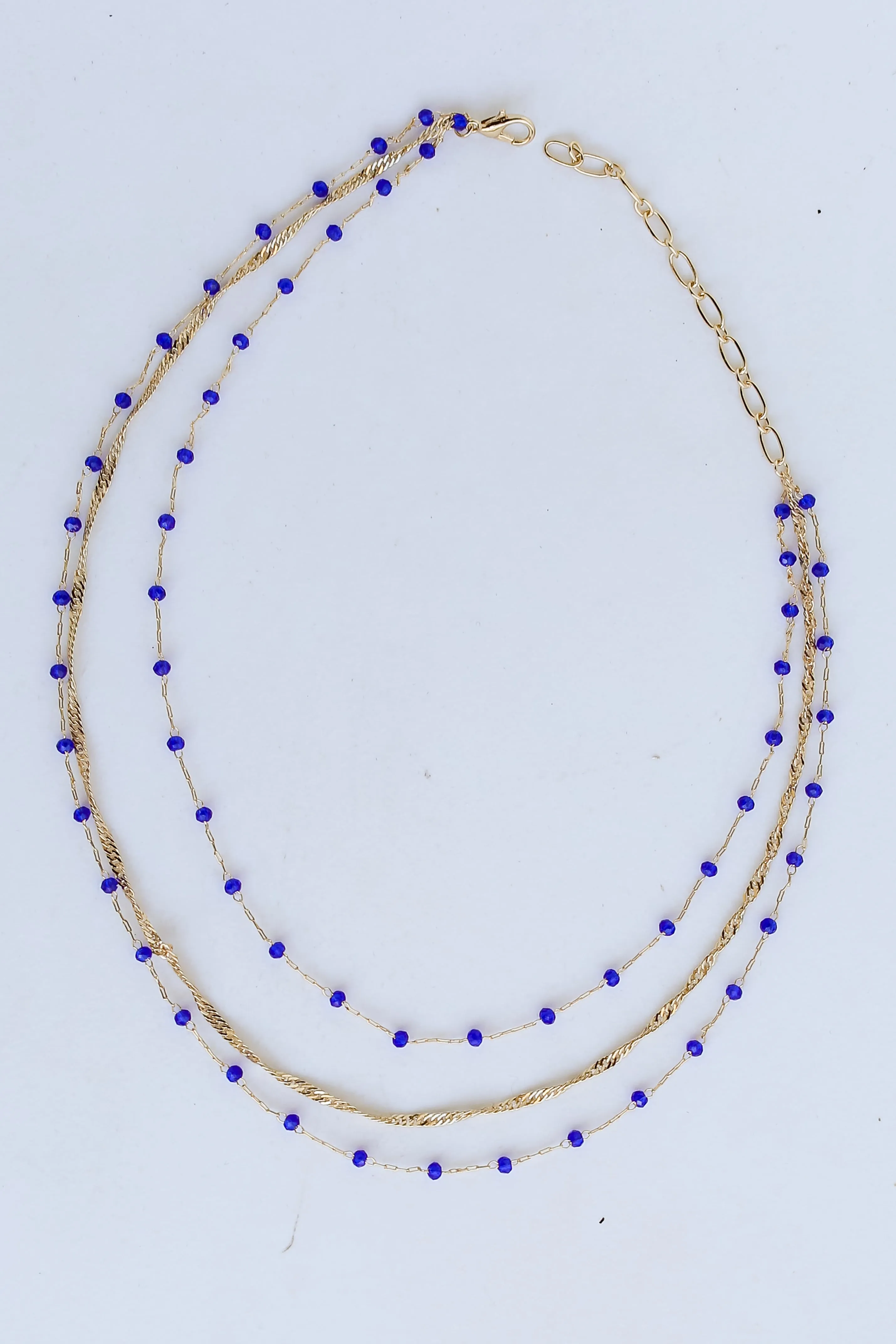 FINAL SALE - McKenna Beaded Layered Necklace