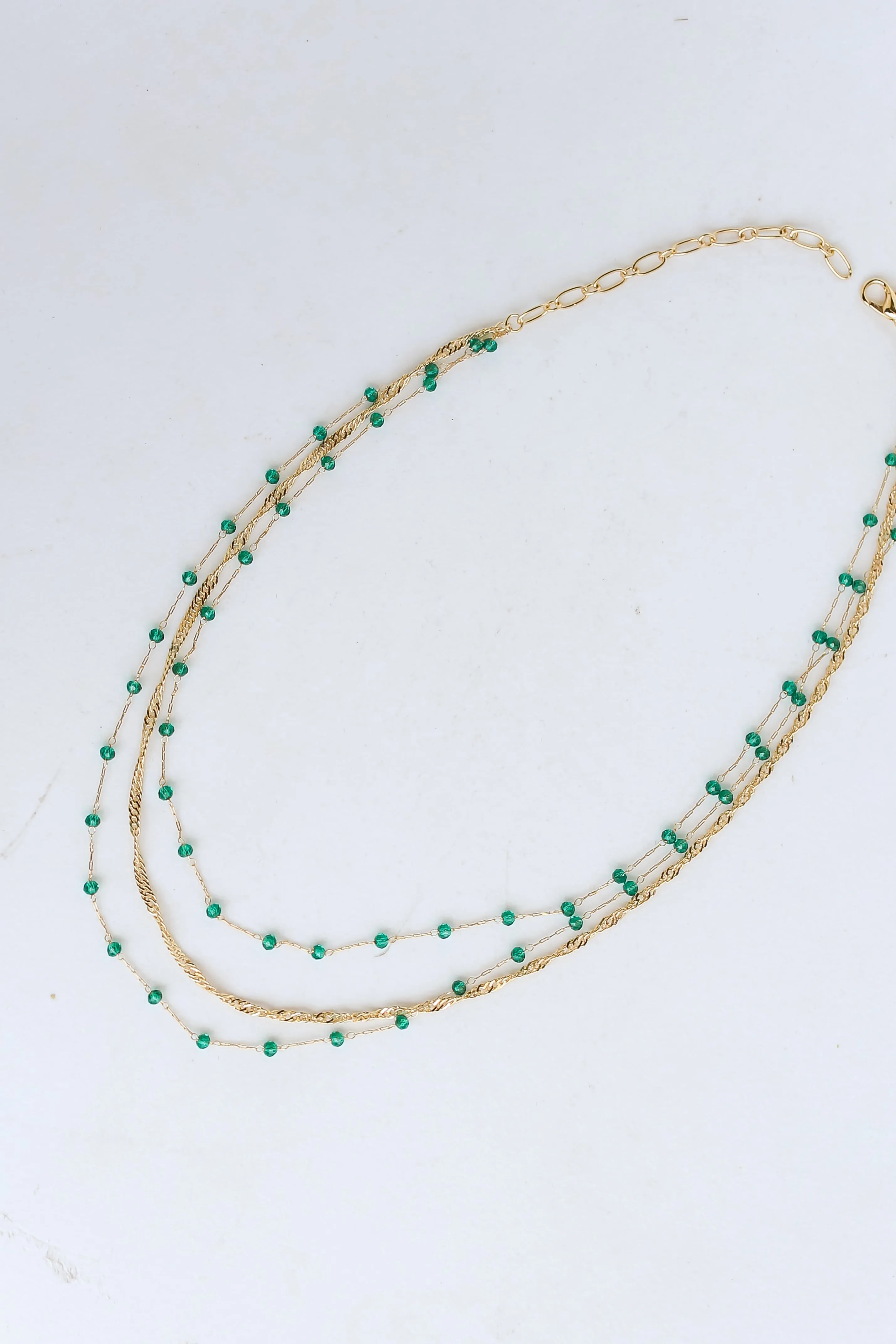 FINAL SALE - McKenna Beaded Layered Necklace