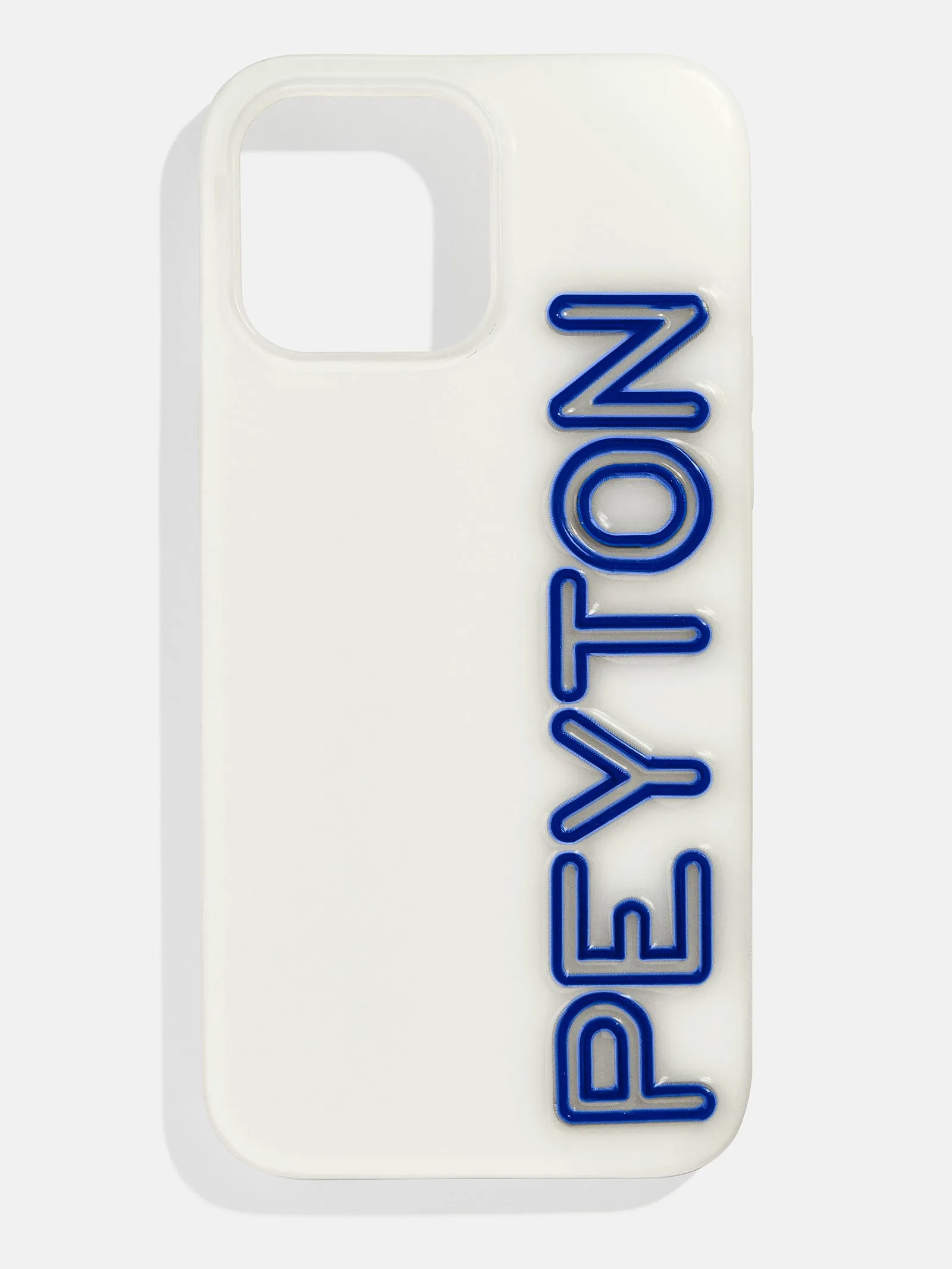 Fine Line Custom Phone Case - White/Blue