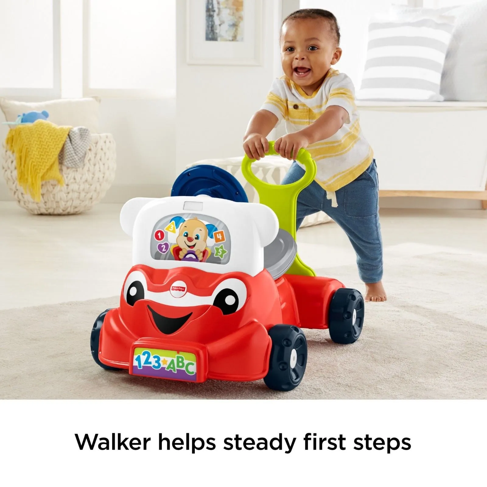 Fisher-Price Laugh & Learn 3-in-1 Interactive Smart Car