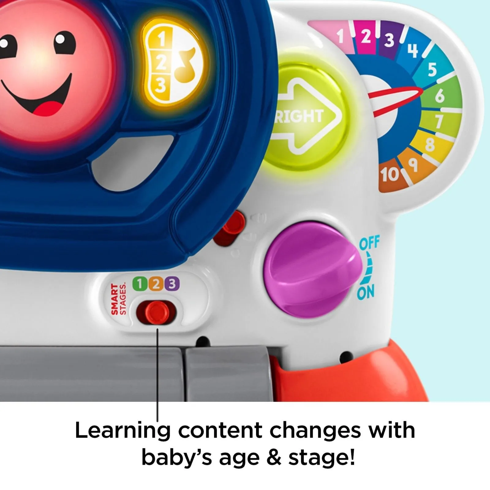 Fisher-Price Laugh & Learn 3-in-1 Interactive Smart Car