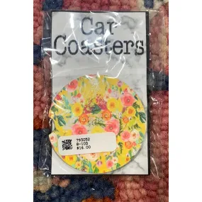 Floral Car Coaster