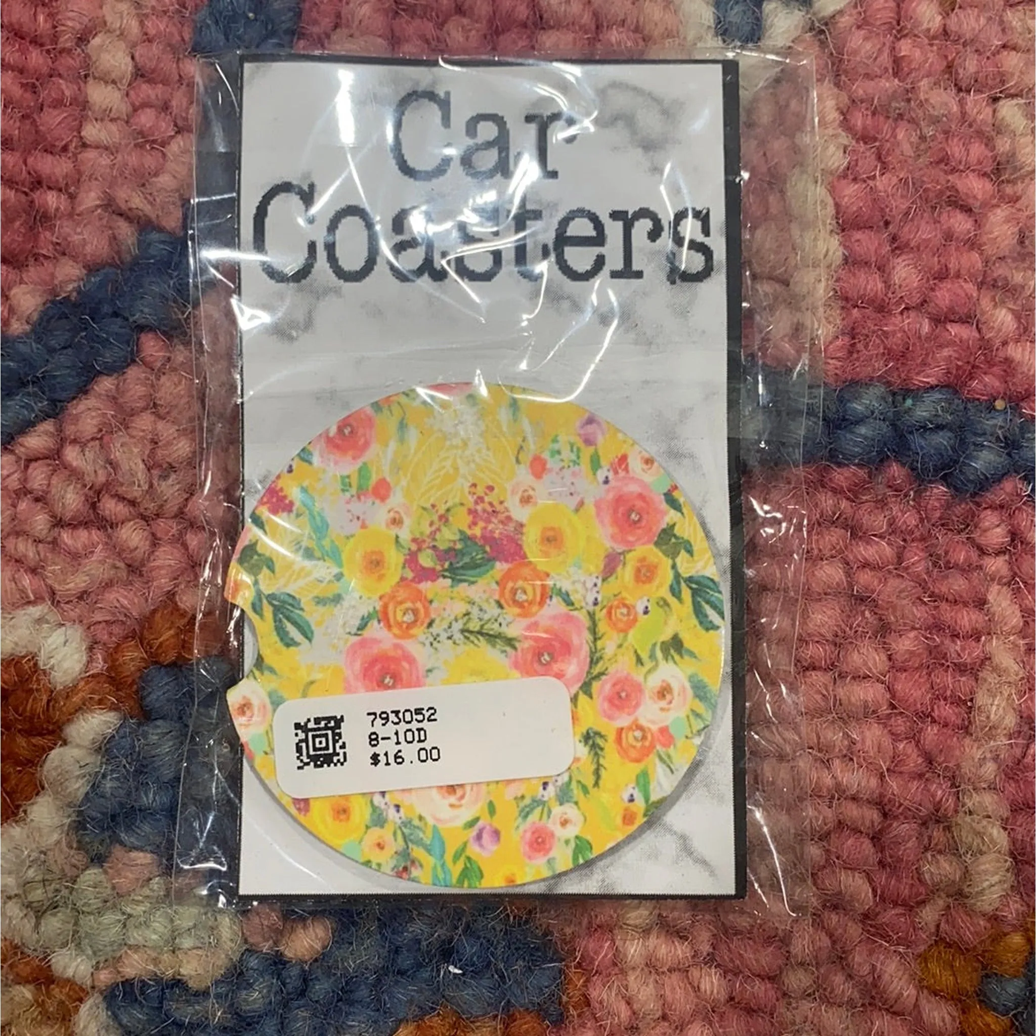 Floral Car Coaster