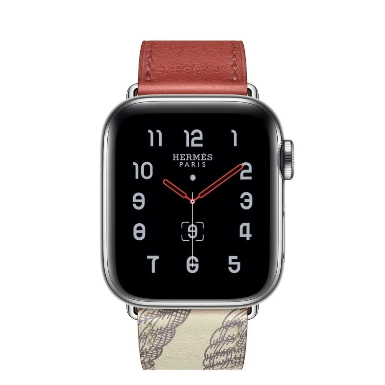 For Apple Watch 3 / 2 / 1 Generation 38mm Universal Silk Screen Psingle-ring Watch Band(Red)