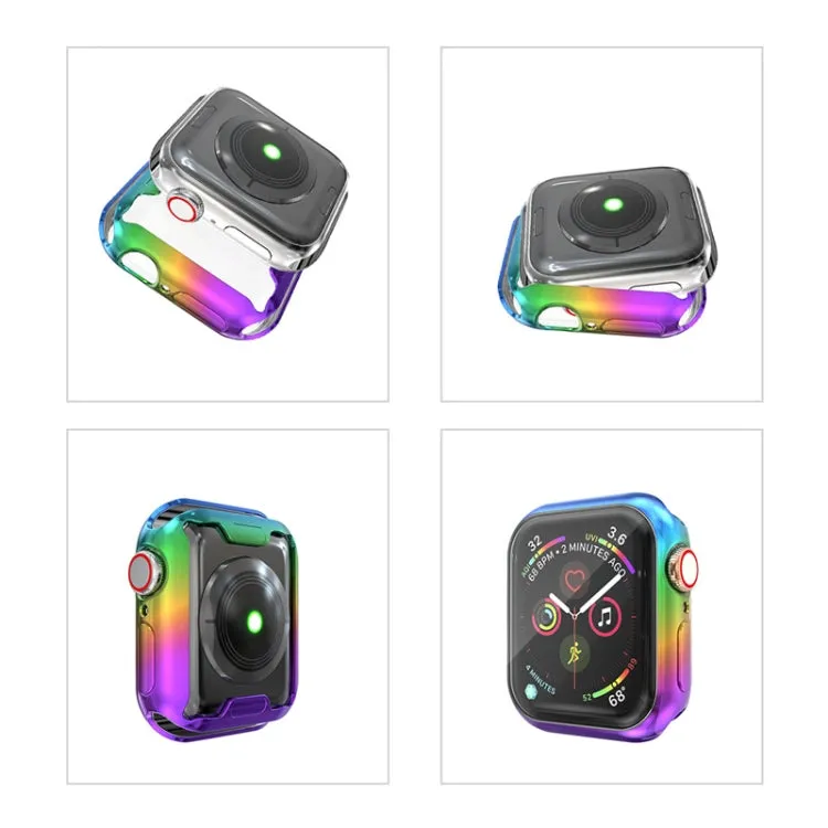 For Apple Watch Series 5 & 4 40mm Gradient All-inclusive TPU Protective Case(F)