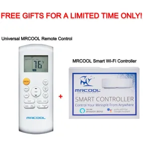 Free Universal MRCOOL Remote Control and MRCOOL Smart Wi-Fi Controller ($114.99 Value)