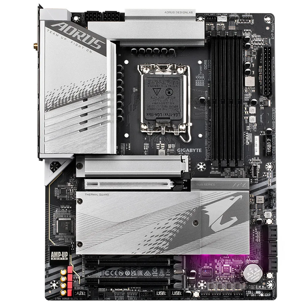 Gigabyte Motherboard Z790 Aorus Elite Ax - Socket Intel 1700 - Intel Z790